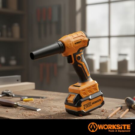 Soplador De Mano Multifunción A Batería 21v Worksite
