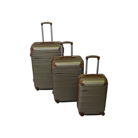 Set De 3 Valijas Rigida Abs Northtiger Traful 4 Ruedas 360°