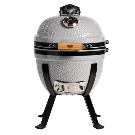 Kamado Kad 14 Blanco con funda - BBQ Grill - Horno Ceramico - Parrilla