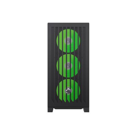 Gabinete Gamemax Leader 2BK 4Fan E-ATX Negro