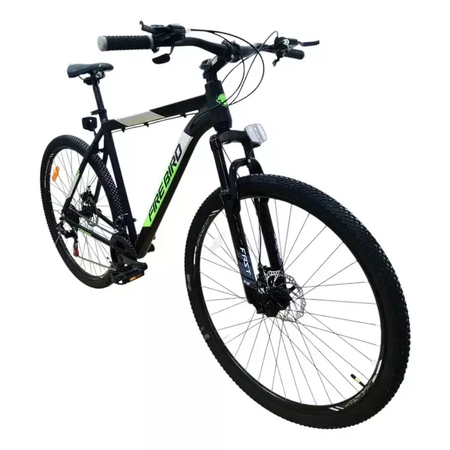 Bicicleta Firebird R26 Hombre 21 Velocidades Aluminio Disco Negro/Verde