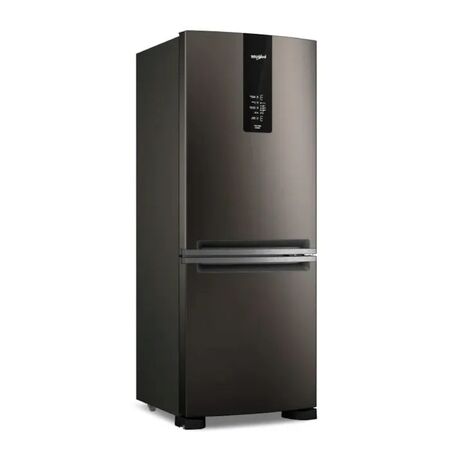 Heladera con Freezer Inverter Whirlpool No Frost Negra 449L WRE57CE