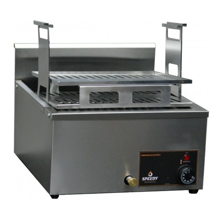 Freidora Electrica Speedy 12 Litros Inmersion Churros Donuts Plateado
