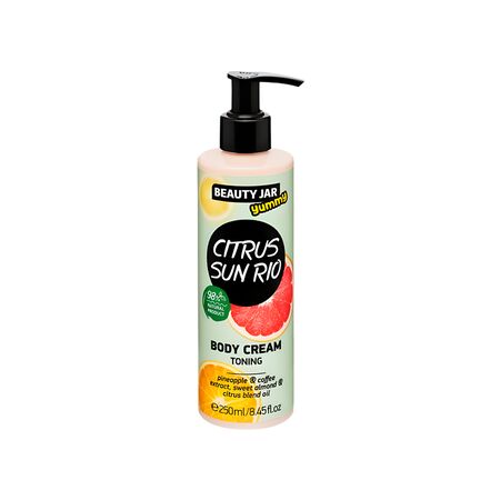 Crema Corporal Tonificante Beauty Jar Citrus Sun Rio 250Ml