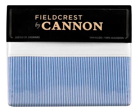 Juego De Sabanas 2 Plazas Cannon 144 Hilos 100% Algodon