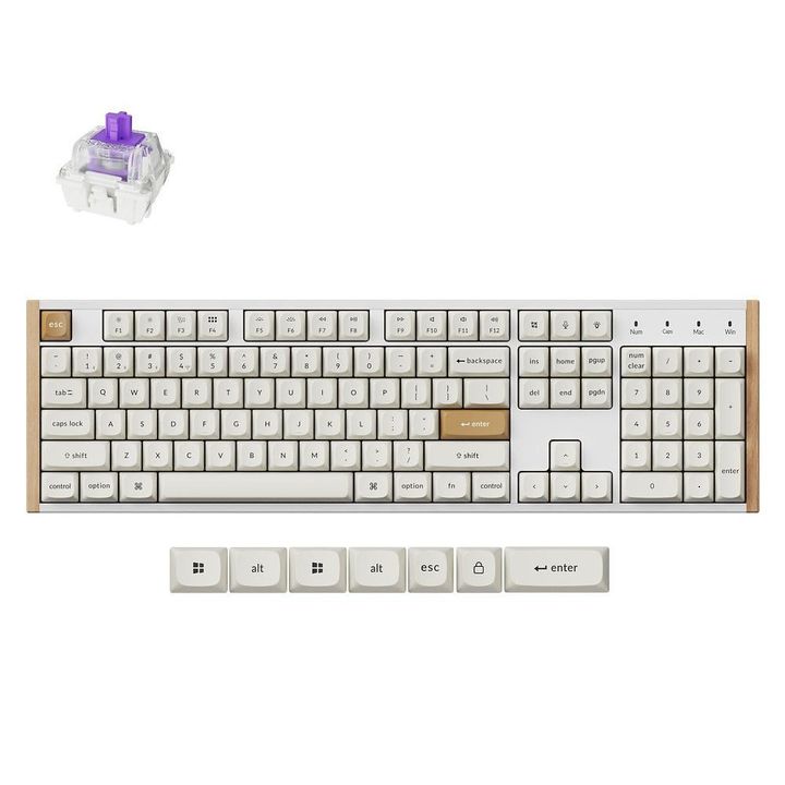 Teclado Magnético Keychron K10 HE Especial Blanco - Vista 1