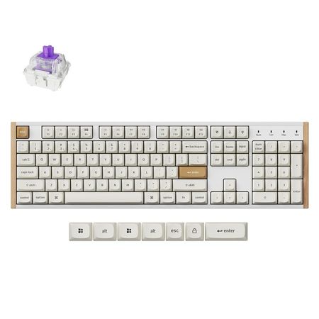 Teclado Magnético Keychron K10 HE Especial Blanco