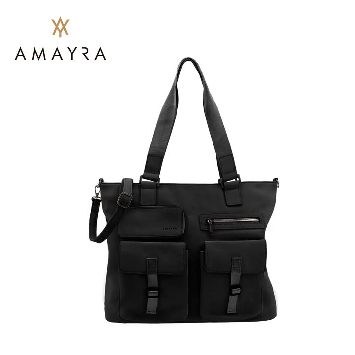 Cartera bolso portanotebook Amayra con múltiples compartimentos - Vista 1