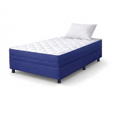 Conjunto Sommier y Colchón Elite Lanin 1 Plaza y Media 100x190 cm + Almohada de Regalo
