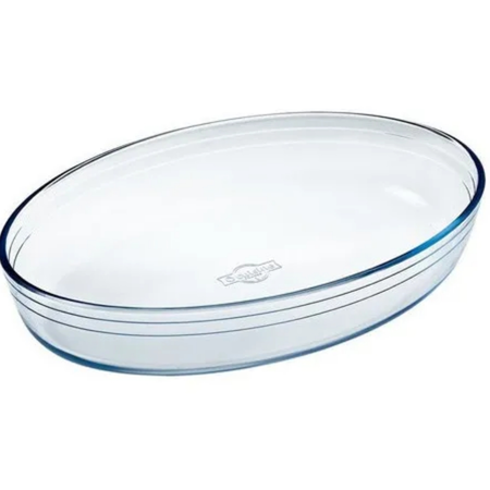 Fuente Asadera Oval Ovenware Le Cuisine 4lts 39 Cm Trasparente
