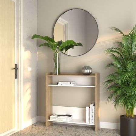 Mueble Recibidor Moderno Minimalista Compacto Tables 1405 Olmo Everest