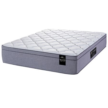 Colchon King Koil Bradford Super Queen 160x200cm Espuma de Alta Densidad con Europillow