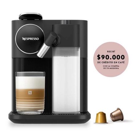 Cafetera Nespresso Gran Lattissima One Touch 1.3lts Negra F541-AR-BK-NE