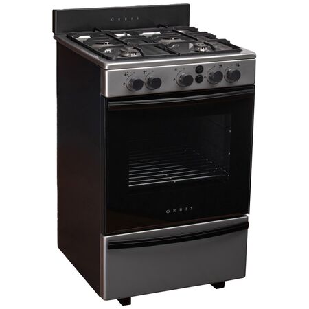 COCINA 858AP4 55CM 4 HORNALLAS AC EE ORBIS