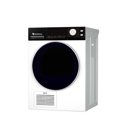 Secarropa Automatico Por Calor Y Condensacion 8 Kg Blanco Steel Home Sh-sc8b