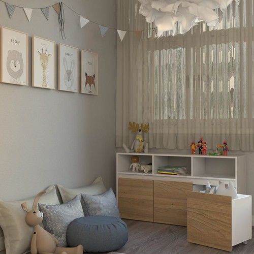 Juguetero 3 Cajones DS Home Blanco Olmo 127x70x36 cm - Vista 4