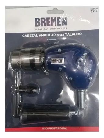 Mandril Angular Bremen 90 Grados 10mm para Taladro