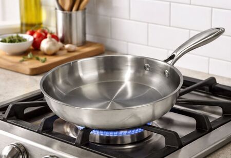 Sartén Hudson Triple Fondo 24 Cm Antiadherente Acero Inox