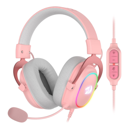 AURICULARES REDRAGON ZEUS X PINK H510P-RGB