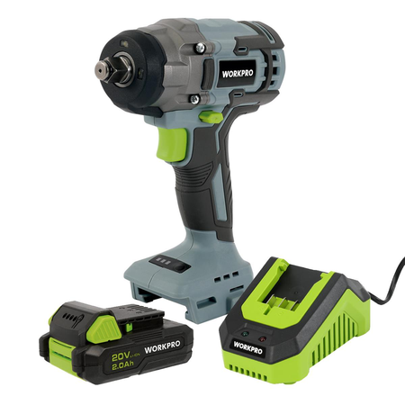 Combo Llave Impacto Brushless + Bater?a + Cargador WORKPRO
