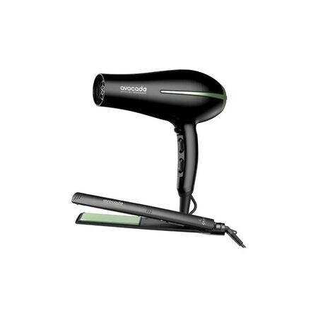 Secador Y Planchita De Pelo Gama Italy Avocado Professional Negro