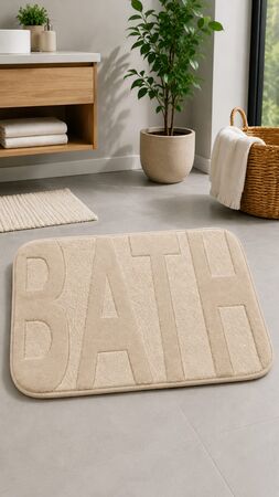 Alfombra de baño BATH BEIGE