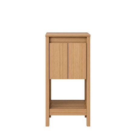 Vanitory De Pie Con Techo 0.40 Mts 2 Puertas 1 Perforacion Tables COD: 3184-Coc Coco Bolo