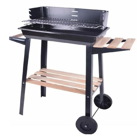 Parrilla Portatil a Carbon Negra Metalica Alpaca ALP-28020