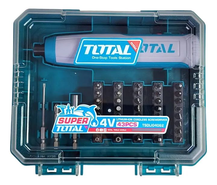 Atornillador Inalambrico 5nm Total Tsdli04062 + Accesorios - Vista 3
