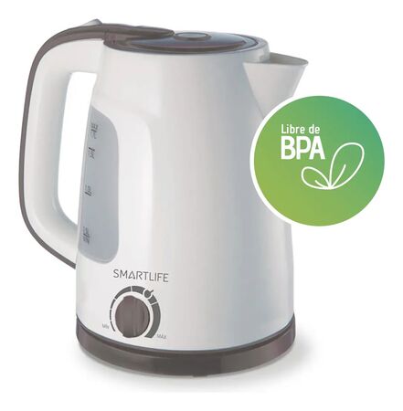 Pava Electrica Smartlife 1.7 Lts Blanca 1850w C/reg Temp