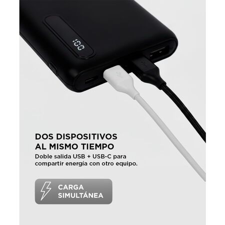 Cargador Portátil Gadnic BC-19 20000 mAh Carga Rápida USB C