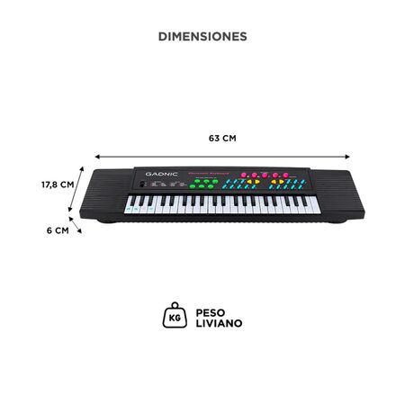 Órgano Musical Gadnic T050 Teclado Para Niños 