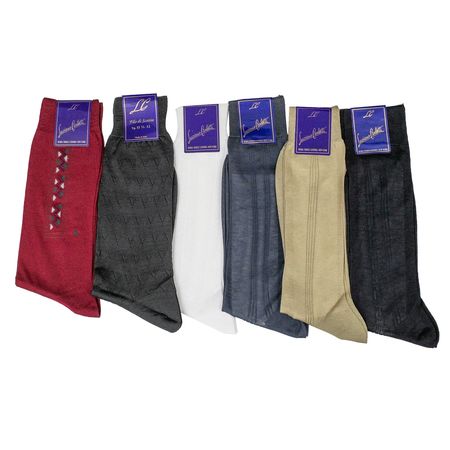 PACK X6 MEDIAS ITALIANAS MULTICOLORES XIII 