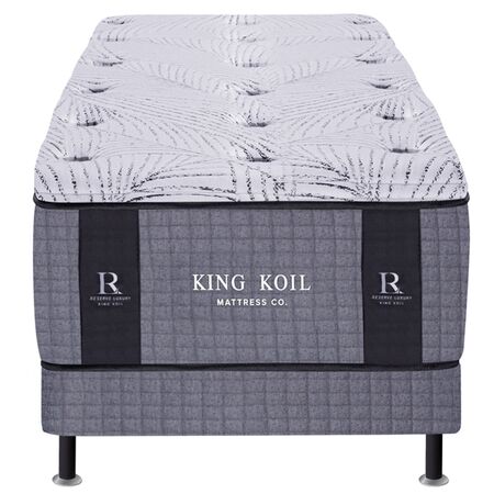 Colchon y Sommier King Koil Lexington 1 Plaza y Media 90x190 de Resortes Pocket + Espuma Viscoelastica