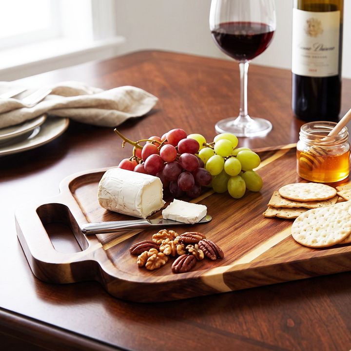 Bandeja De Madera Rectangular Con Manijas - Suka - Vista 4