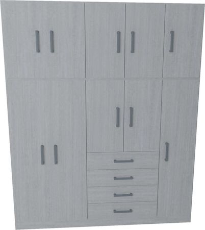 Placard Muebles Orlandi 2C 10P 175Cm 3563 Venecia