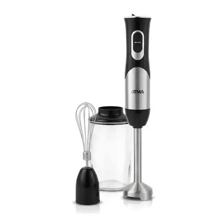 Minipimer Varilla Metal 1000 Watts Mezclador Y Vaso Medidor Atma Lmat21122in