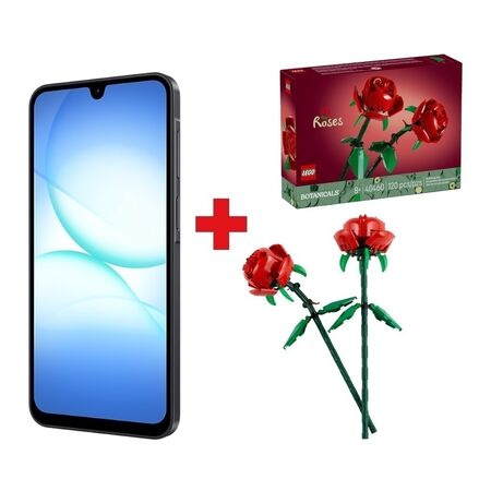 Combo Dia de la Madre Celular A17 128/4GB Negro + Rosas Lego 40460