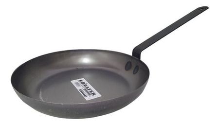 Sarten De Chapa N°28 Mango Planchuela Lozafer Gris