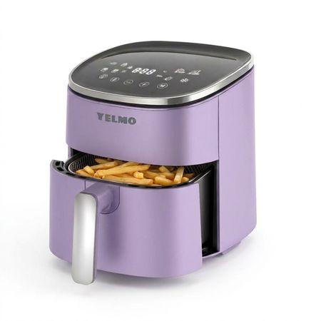 Freidora De Aire Yelmo 5 Lts Fr-7309 Pantalla Tactil 1400w Lila