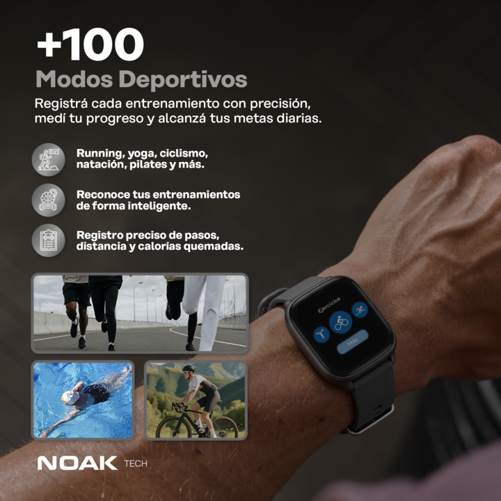 Smartwatch Noak M26 Core 1.83" TFT-LCD IP68 - Vista 6