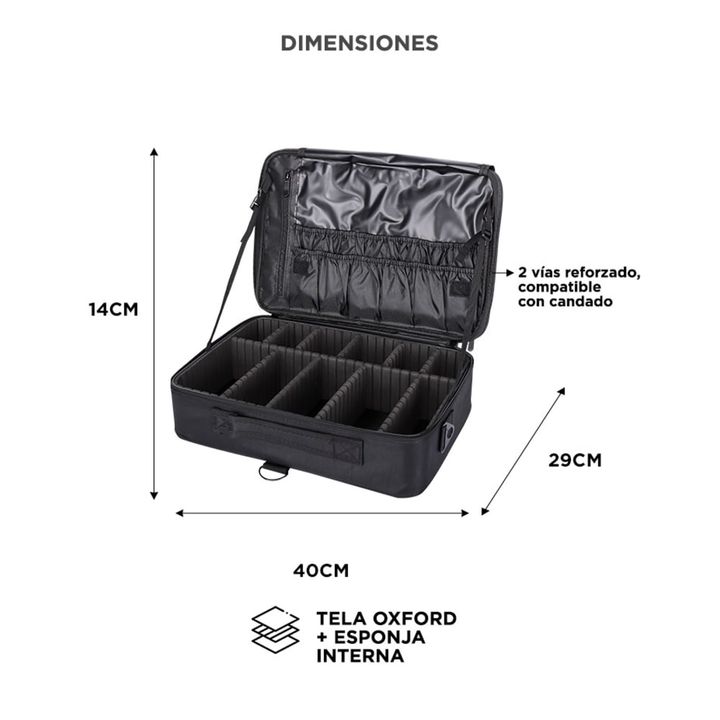 Bolso de Maquillaje Gadnic BR20 Organizador de Cosméticos - Vista 6