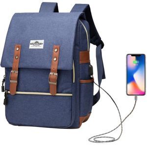 Mochila  Azul South Port +para Notebook 26L