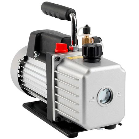 Bomba de Vacío Gadnic 120L/Min 2 CFM Dos Etapas 1720 rmin Diseño Antirretorno