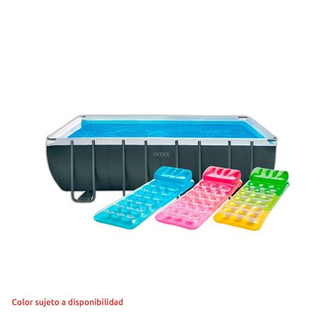 Combo Pileta Estructural Intex 17203L 549x274x132 + Colchoneta 193x74