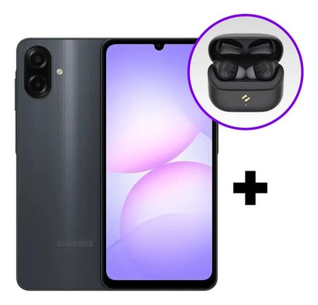 Combo Celular Samsung A07 64/4GB + Auriculares Havit TW982