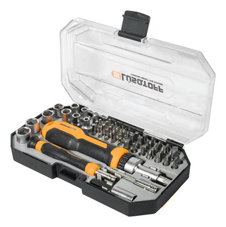 Set Juego Puntas Precision 55 Piezas Lusqtoff L6922 Estuche