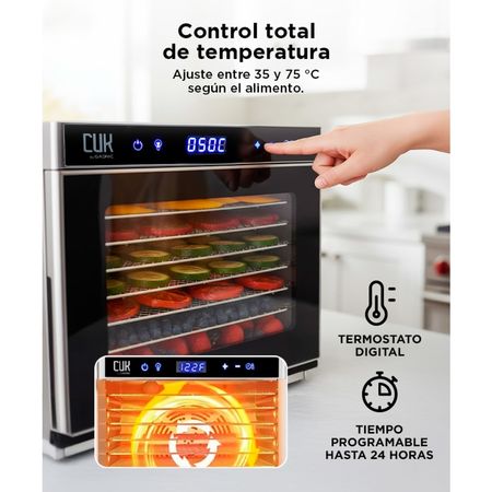 Deshidratador de Alimentos Gadnic 8 Bandejas