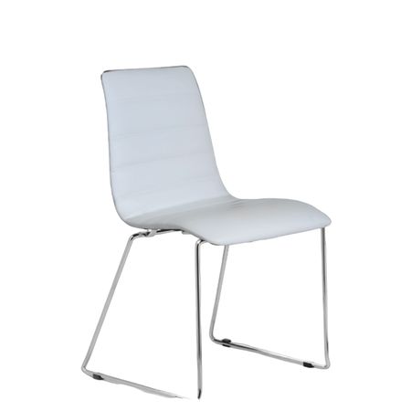 Silla Portantino Lyon Tapizado Blanco