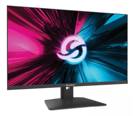 Monitor SolarMax 24 Gaming FHD 180H Flat VA Panel HDMI-DP Black Shell With RGB